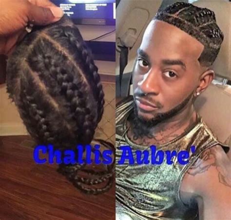 fake braids men